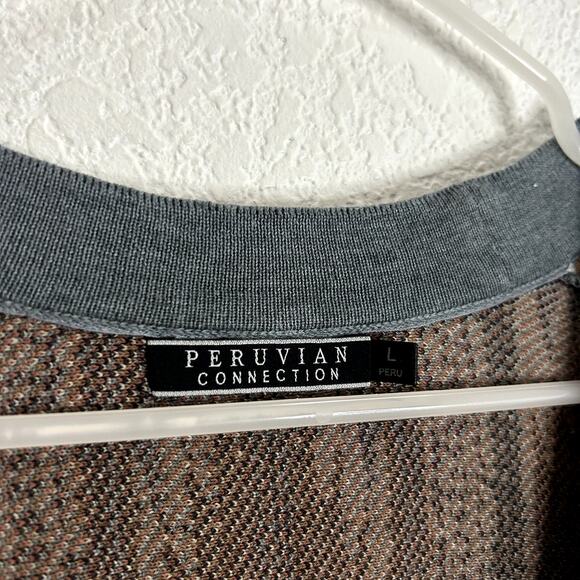 Peruvian Connection Aruni Open Cardigan Womens Size Large Boho Pima Cotton - Picture 3 of 5